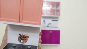 Игрушка пластиковая "Кухонный гарнитур для кукол Барби. Плита и мойка", бренд Play the game