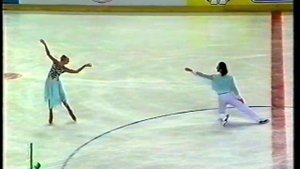 Irina Lobacheva & Ilia Averbukh RUS - 2001 Russian Figure Skating Nationals Compulsory Dance 1