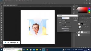 letter ( M ) portrait design tutorial in photoshop | episode 13 | @kefdesigner784