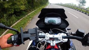 BMW G 310 GS TOP SPEED | REVIEW WHILE RIDING ?