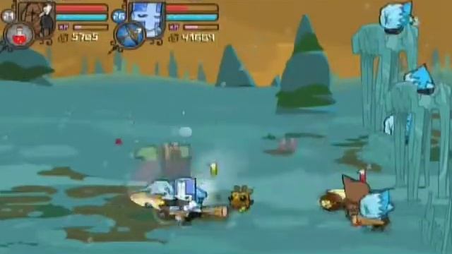 Castle Crashers Walkthrough Part 26 - Snow World смотреть онлайн