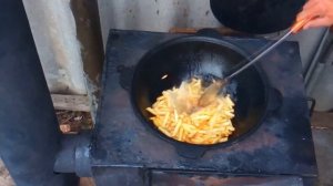 КАРТОШКА ФРИ И СТРИПСЫ В КАЗАНЕ