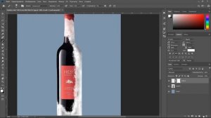 Эффект заморозки в Фотошопе. Замораживаем бутылку. Уроки Фотошоп.