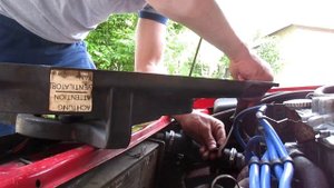 Замена  двигателя вентилятора на радиаторе с ВАЗа 2108 на Опель Вектра А