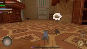 Mouse Simulator 3D gameplay how to kill cat I want Mouse -  Knight