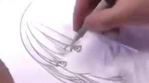 Mangaka Masakazu Katsura (Zetman) showing his drawing process!