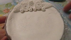 Тарелочка из самозатвердевающей глины. Блюдце для украшений, колец своими руками.