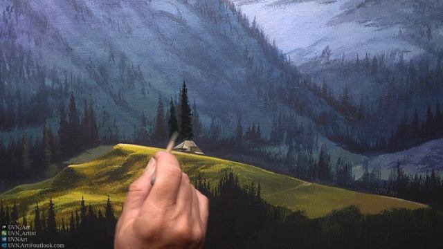 "Mountain life" Acrylic Painting. Artist - Viktor Yushkevich #110 photos 2022. смотреть онлайн