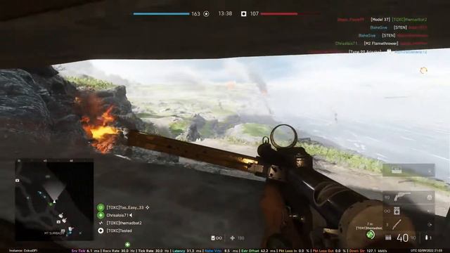 Battlefield 5 - Team Deathmatch Aggressive Gameplay - High Kills - Iwo Jima - No Commentary