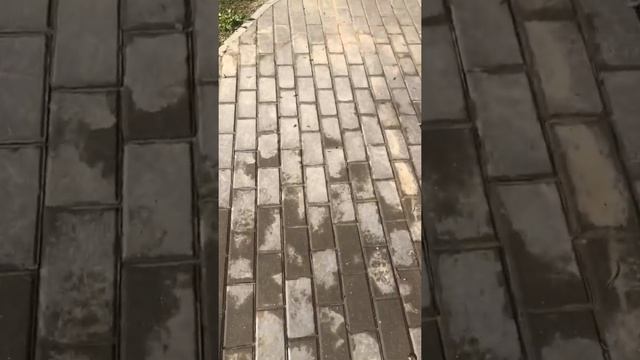 Как убрать цемент с брусчатки 2 смотреть онлайн