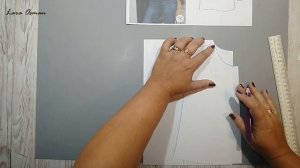 Очень простая выкройка Блузки с Интересной Стойкой.Уроки (Моделирования)