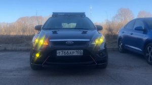Подсветка поворотов с птф Форд фокус 2 рестайлинг