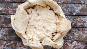 Курник из лаваша. Рецепт классический пошаговый