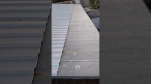 Навес из профнастила. Толщина листа 0.45мм. 60м2