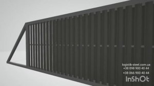 Штакетник Евроштакетник в шахматном порядку