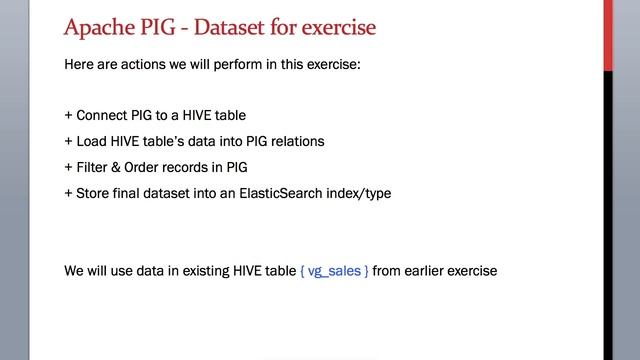 9.7 ElasticSearch Training - Prepare dataset for Apache Pig to ElasticSearch Data Processing