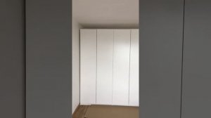 Выравниваю  3 метра шкафа PAX ИКЕА