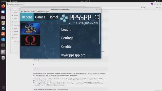 Compiled PPSSPP (PSP Emulation) Linux Phytium D2000 8-core ARMv8 смотреть онлайн