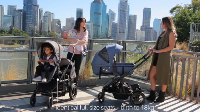 babyhood Doppio Twin Pram 2018 смотреть онлайн