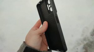 Ударопрочный чехол Camshield Serge Ring for Magnet для Xiaomi Redmi Note 10 Pro / 10 Pro Max (Black)