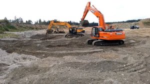 Сравнение DOOSAN DX300LCA c HYUNDAI, CAT время цикла