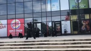 Показательное выступление Азовских ниндзя клуб Адреналин Тренер Иван Овсиенко