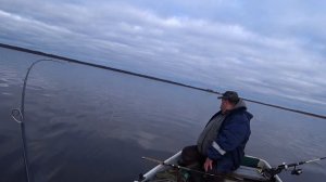 Удачный выход на рыбалку. Неожиданный поворот при ловле хищной рыбы троллингом. Тrolling fishing.