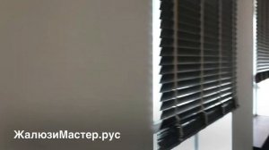 Дерево Павлония в интерьере - горизонтальные жалюзи от ЖалюзиМастер