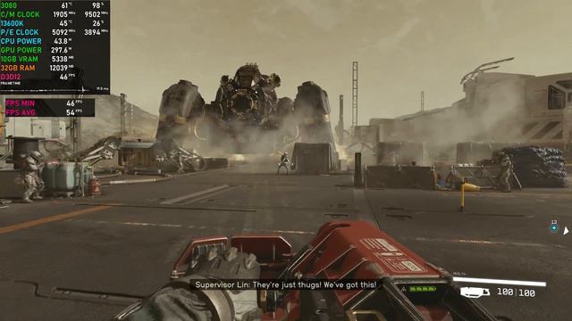 Starfield RTX 3080 + 13600K  [Custom - FSR 1440P] смотреть онлайн