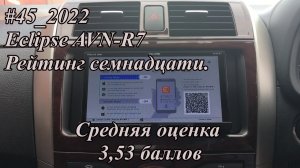 #45_2022 Eclipse AVN-R7 Рейтинг семнадцати.