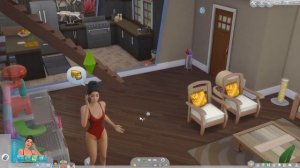 МУЖ РАБОТАЕТ, ЖЕНА УСТРАИВАЕТ ВЕЧЕРИНКИ - The Sims 4 Челлендж - Черная Вдова