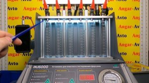 Проверка форсунок Mercedes-Benz E-Class W124, M104 на стенде после чистки ультразвуком.