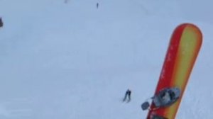 Alpine Skiing Crash Jump