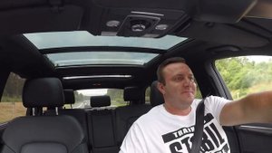 Первая заправка, первый раз на автобане на Ауди ку7 (Audi Q7)