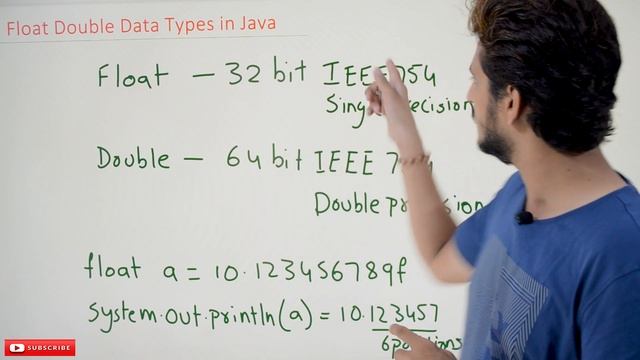 Float Double Data Types in Java || Lesson 5 || Java Programming || Learning Monkey ||