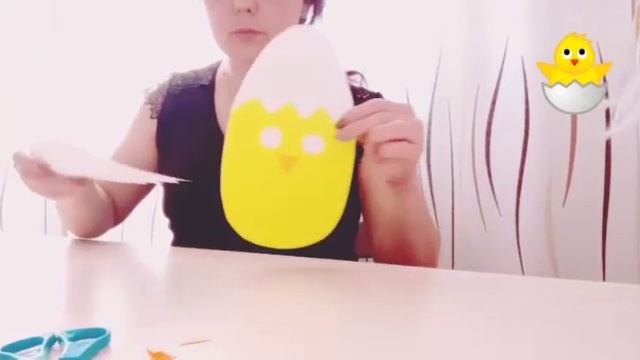 Аппликация :"цыпленок" смотреть онлайн