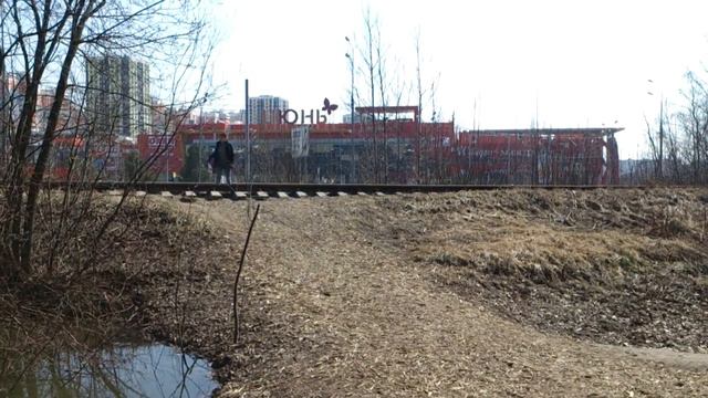 Оттепель (потоп) в Мытищах и вход в Мытищинский лесопарк смотреть онлайн