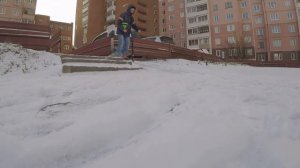 Самокат зимой