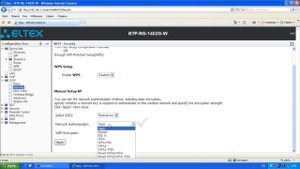 Настройка wi fi  Eltex NTP-RG 1402GW