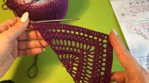 Часть 1.Вяжем мой авторский бактус «Павлин»