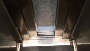 Tiny KONE MonoSpace MRL elevators -  Petrovskaya Embankment, 4, St. Petersburg, RU