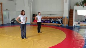 Ритмика. Приставной шаг. (задание  № 2)