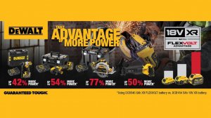 Аккумуляторная линейка инструмента DEWALT Flexvolt Advantage