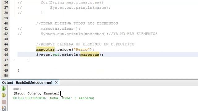 HashSet NetBeans смотреть онлайн