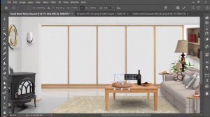 1- How to Create a Living Room in Photoshop