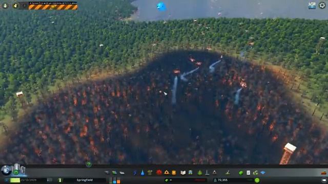 Cities: Skylines - 250 Fire Helicopter vs Big Forest Fire смотреть онлайн