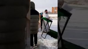 Наши Батюшки освещают воду