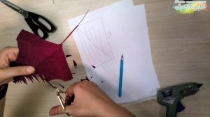 Бесплатный мастер-класс «Лист папоротника из гофрированной бумаги», декор. Мастер Наталья Дроздова.