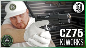 Обзор на KJW CZ75 металл KP-09 (Green Gas/CO2). Страйкбольный пистолет.