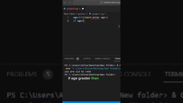 Dive into If Statements in Python #codingbeginner #pythonbeginner #learnwithme #programming101